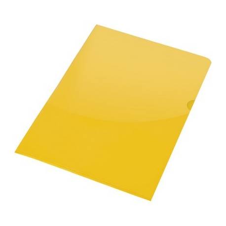 Ofertówki PCV kolorowe Panta, A4 typ-L gr-180 mic. (10 szt) żółty