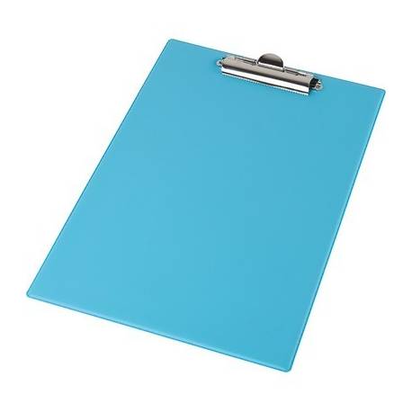 Deska do pisania z klipem A4 Panta Plast Focus, pastel niebieski
