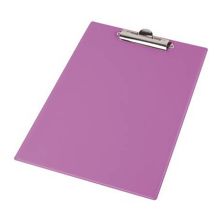 Deska do pisania z klipem A4 Panta Plast Focus, pastel fioletowy