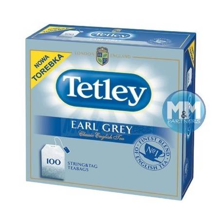 Herbata Tetley Earl Grey 100 Torebek