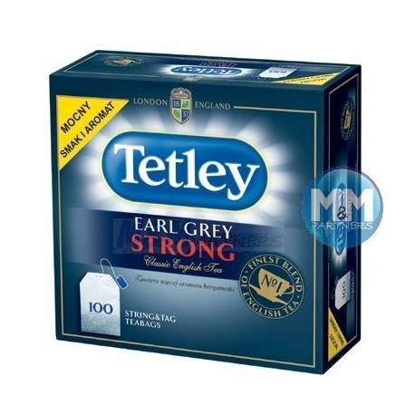 Herbata Tetley Intensive earl grey 100 Torebek