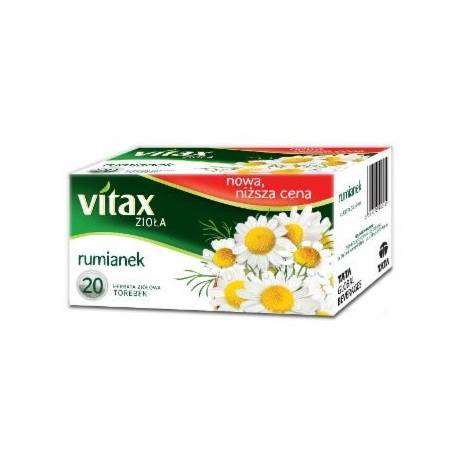 Herbata Vitax Zioła Rumianek 20 Torebek