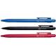 Długopis UNI SD102 pstrykany, końc-0.2 mm, czerwony