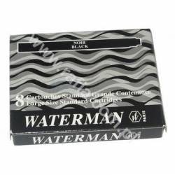 Naboje Waterman Standard, czarny (8 szt) 