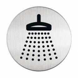 Tabliczka Ø83 symbol: prysznic