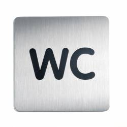 Tabliczka 150x150 mm symbol: WC