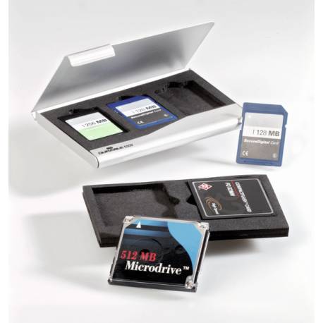 MEMORY CARD BOX etui na karty pamięci, aluminium