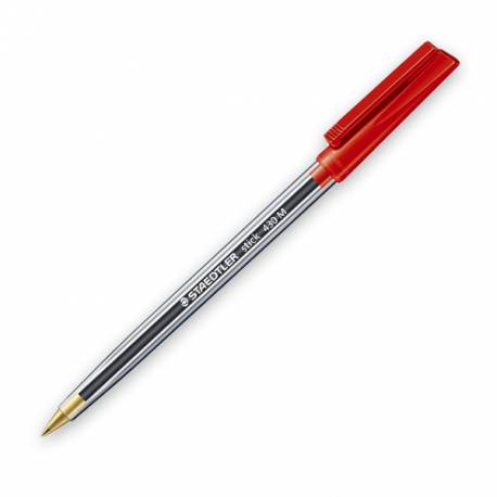 Długopis Staedtler STICK M, końć.- 0, 35 mm (10 szt) czerwony
