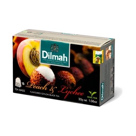 Herbata Dilmah - peach & lychee tea (20 torebek) 
