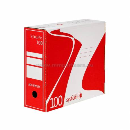 Pojemnik VauPe System 100 - 330x100x290, czerwony
